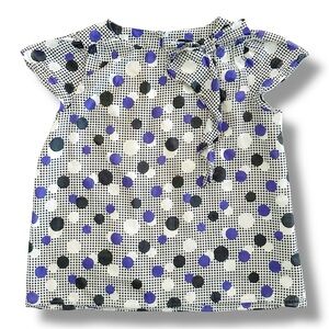 Milly Minis | Short Sleeve Polka Dot Blouse (12)